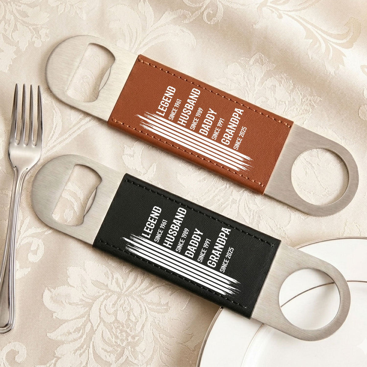 The Original Legend - Personalized Leather Bottle Opener