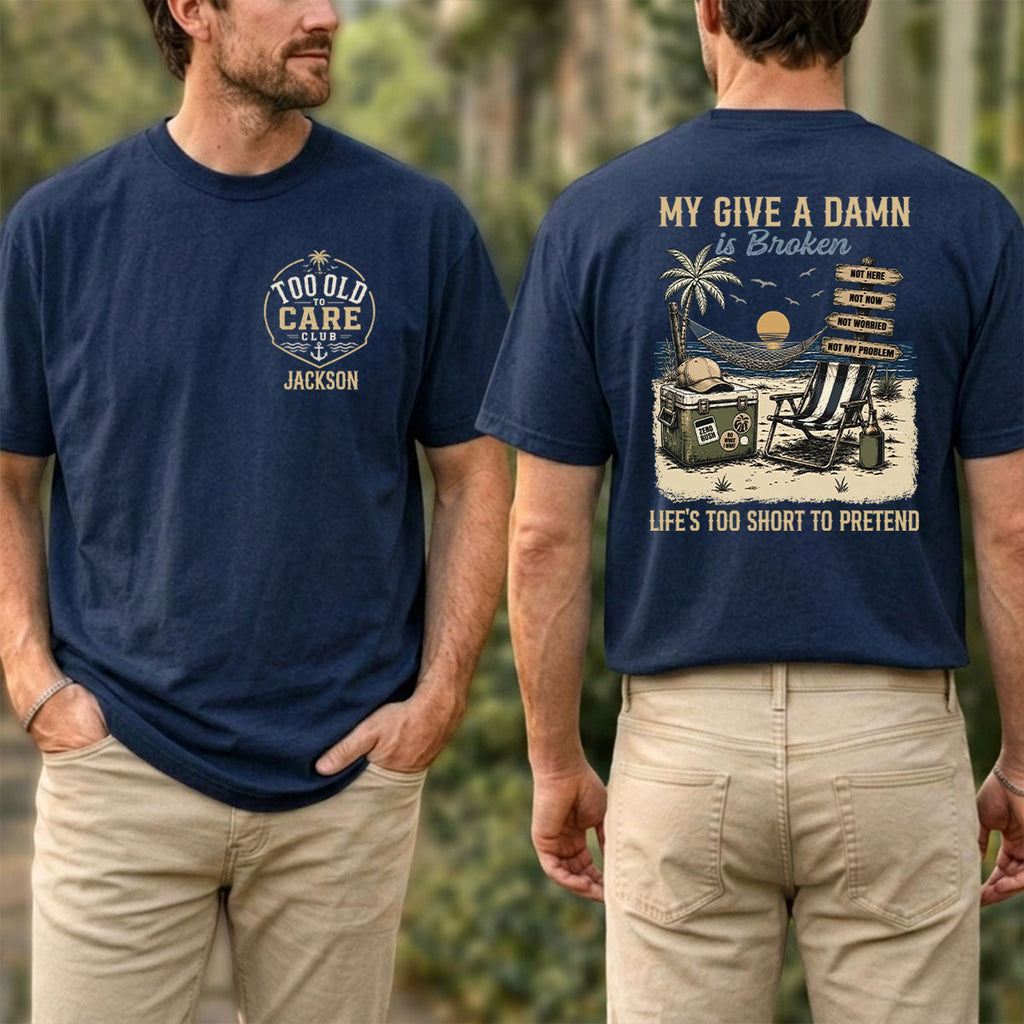 Custom Christmas & Birthday Keepsake Gift • Not My Problem Vacation - Personalized Shirt