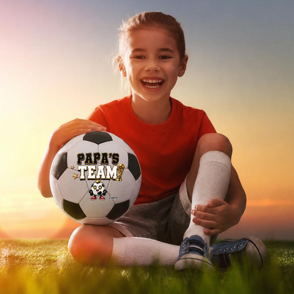 Daddy Team - Personalized Soccer Ball