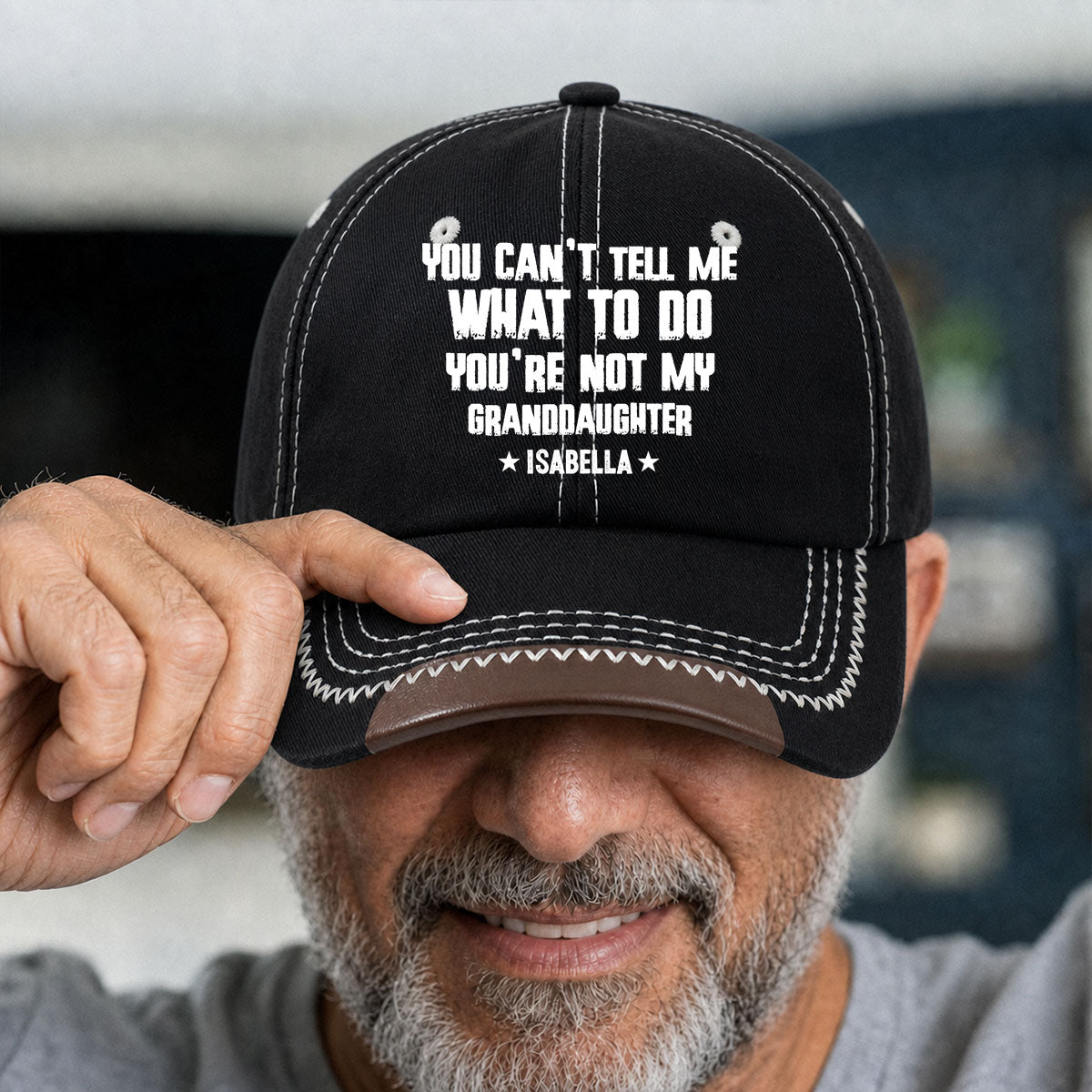 You Can Not Tell Me What To Do - Personalized Vintage Soft Baseball Cap