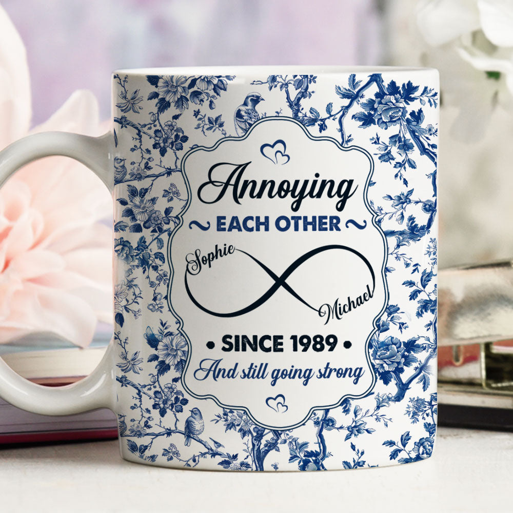 Custom Anniversary Keepsake Gifts For Couple • Love You Forever - Personalized Coffee Mug