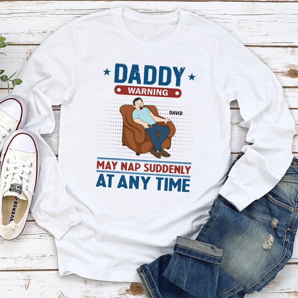 Custom Father's Day, Special Gift for Dad & Grandpa • Nap At Anytime - Personalized Shirt
