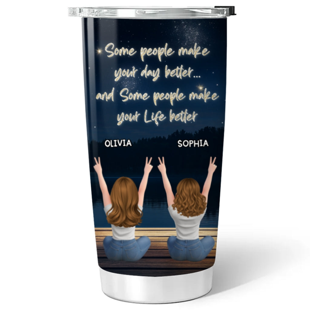 Custom Christmas Birthday Gifts For Best Friend • Better With You - Personalized Tumbler