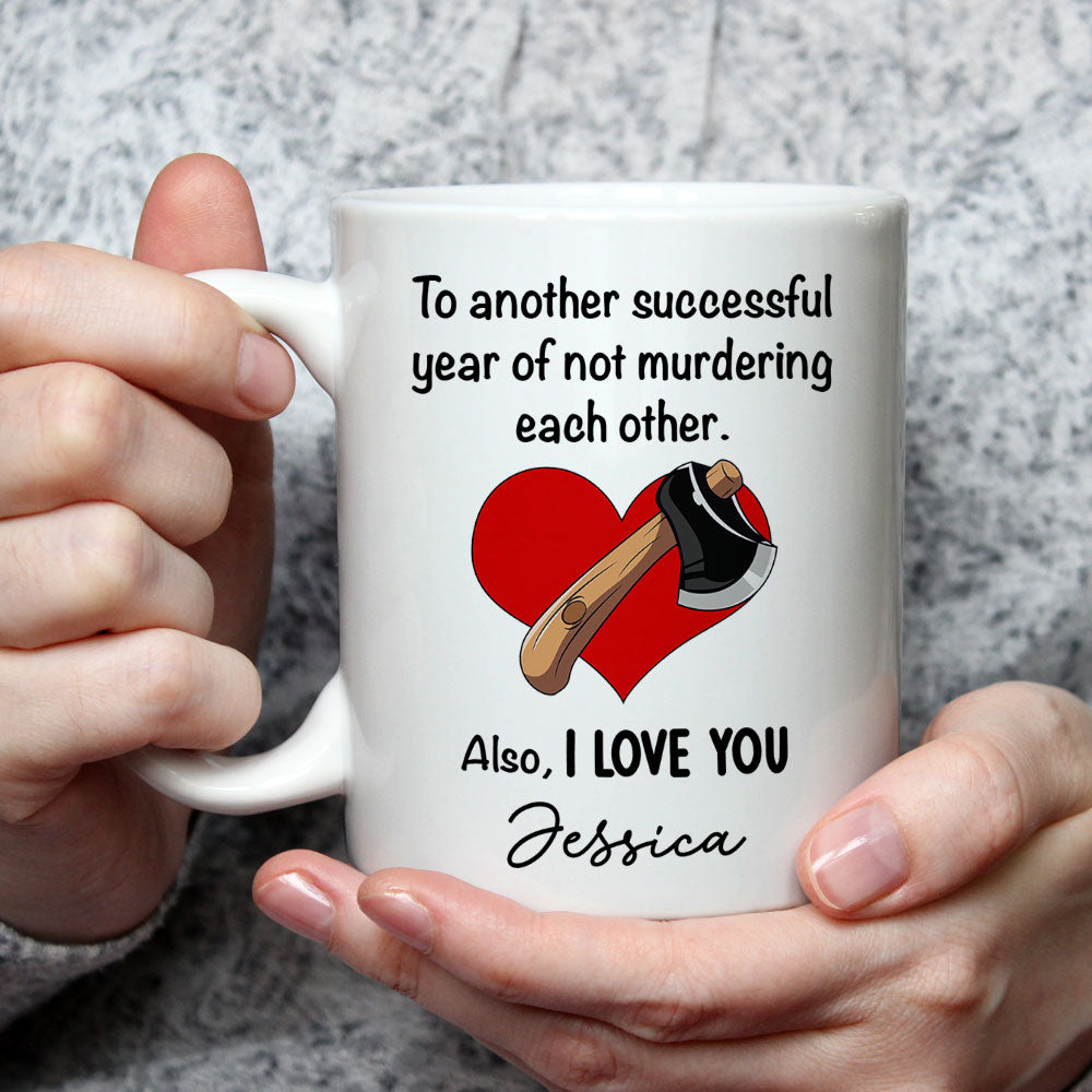 Custom Anniversary Keepsake Gifts For Couple • Another Successful Of Year - Personalized Coffee Mug