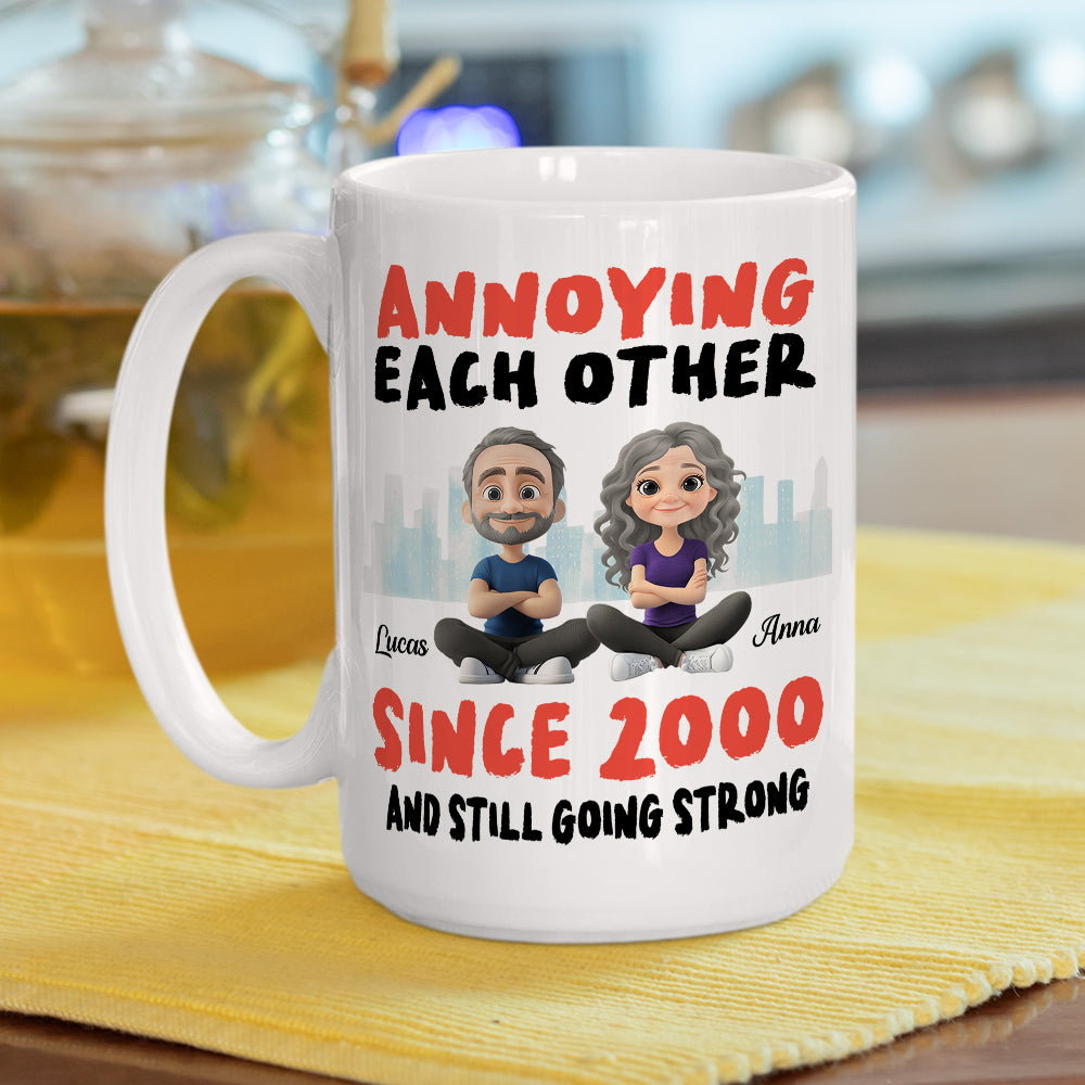 Custom Anniversary Keepsake Gifts For Couple • Annoying - Personalized Coffee Mug