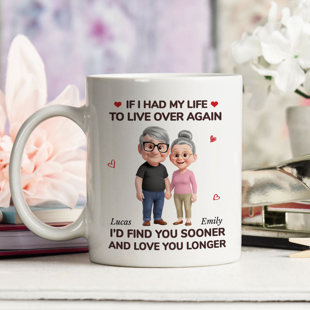 Custom Anniversary Keepsake Gifts For Couple • Love You For Life - Personalized Coffee Mug