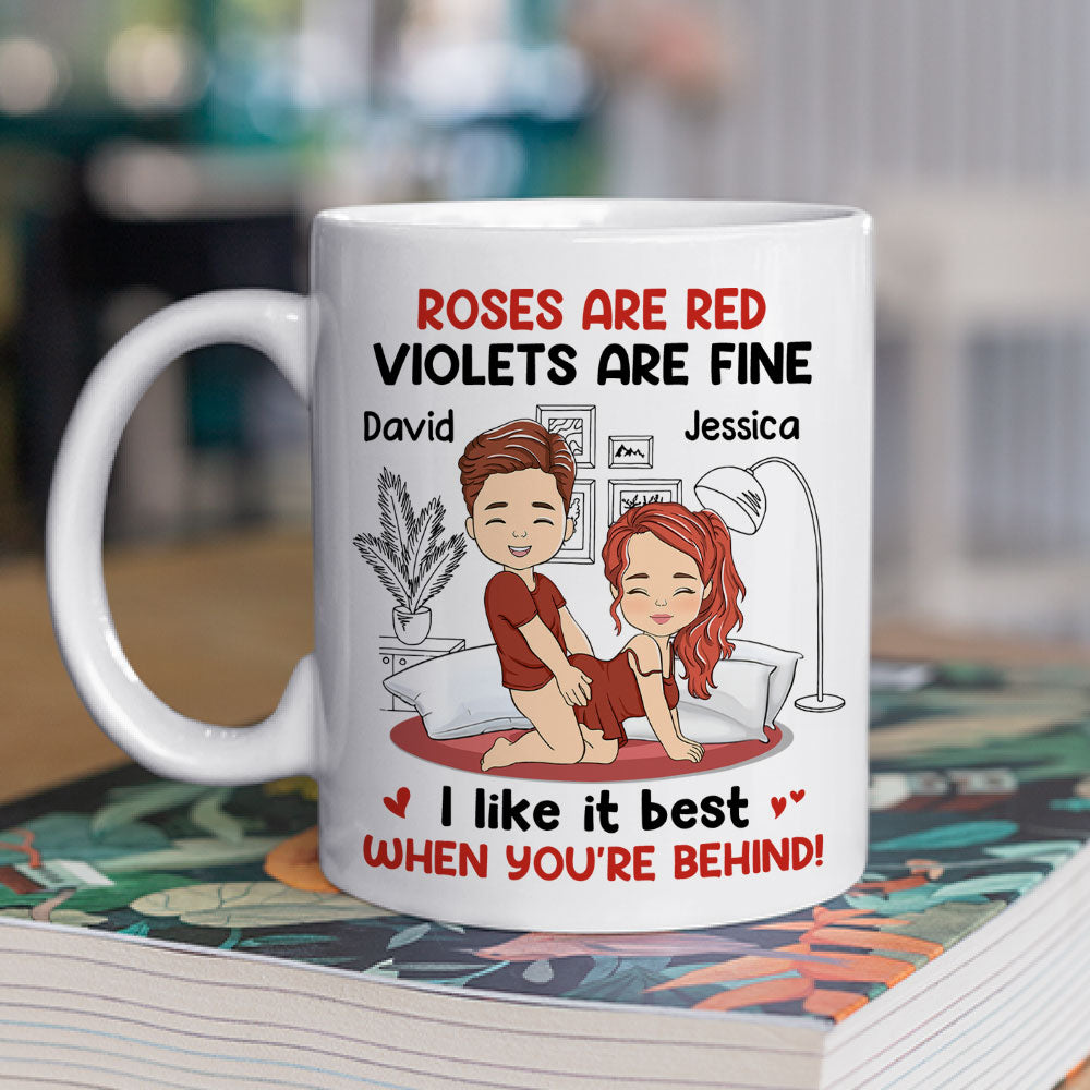 Custom Anniversary Keepsake Gifts For Couple • My Love For You Reaches Beyond Measure - Personalized Coffee Mug