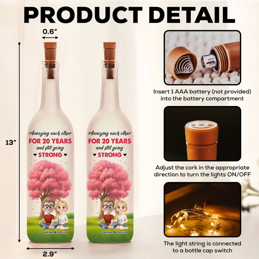 I Really Love You - Personalized Bottle Lamp