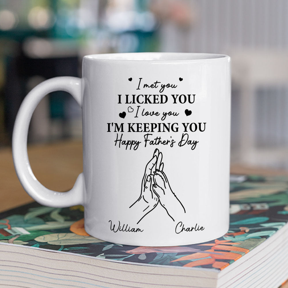 Custom Christmas & Birthday Keepsake Gift • I Licked You - Personalized Coffee Mug