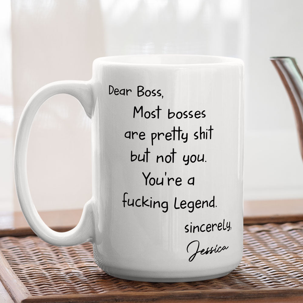Custom Coworker, Christmas & Birthday Team Appreciation Gift • You Are A Legend - Personalized Coffee Mug