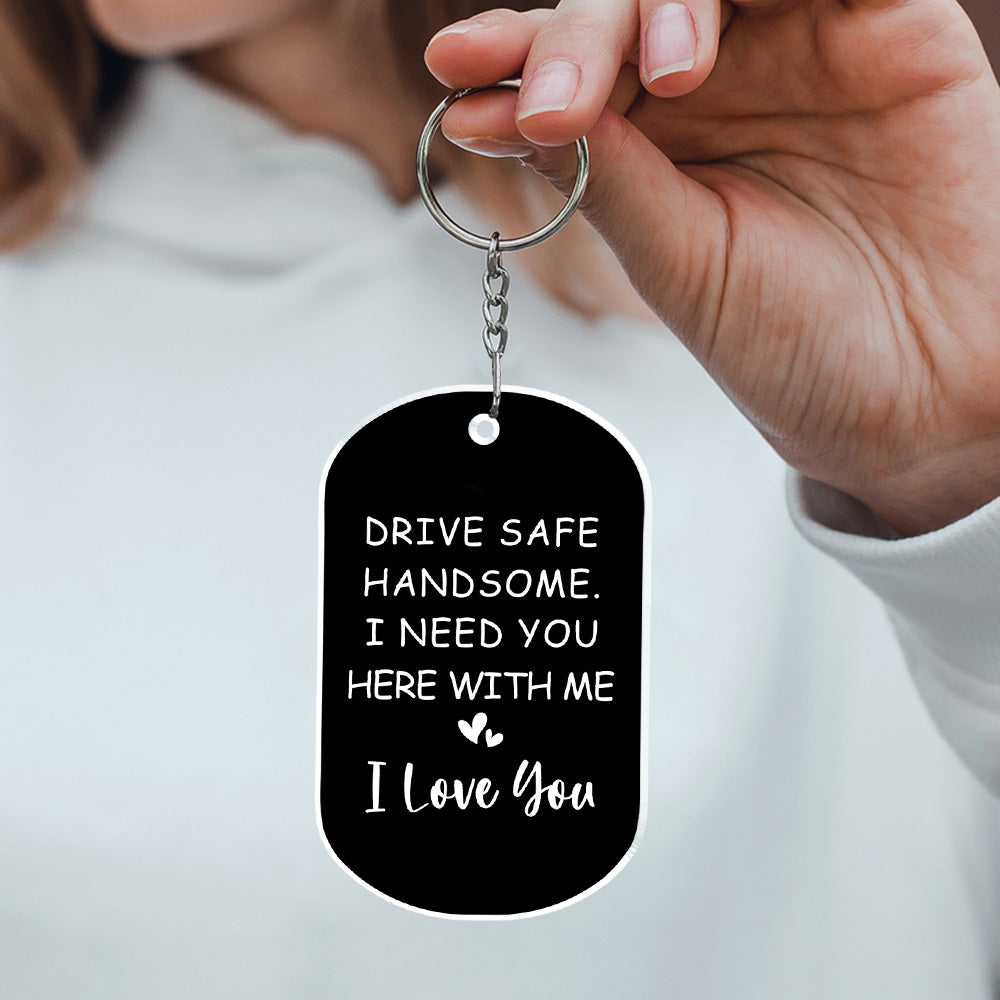 I Need You Here - Personalized Acrylic Keychain