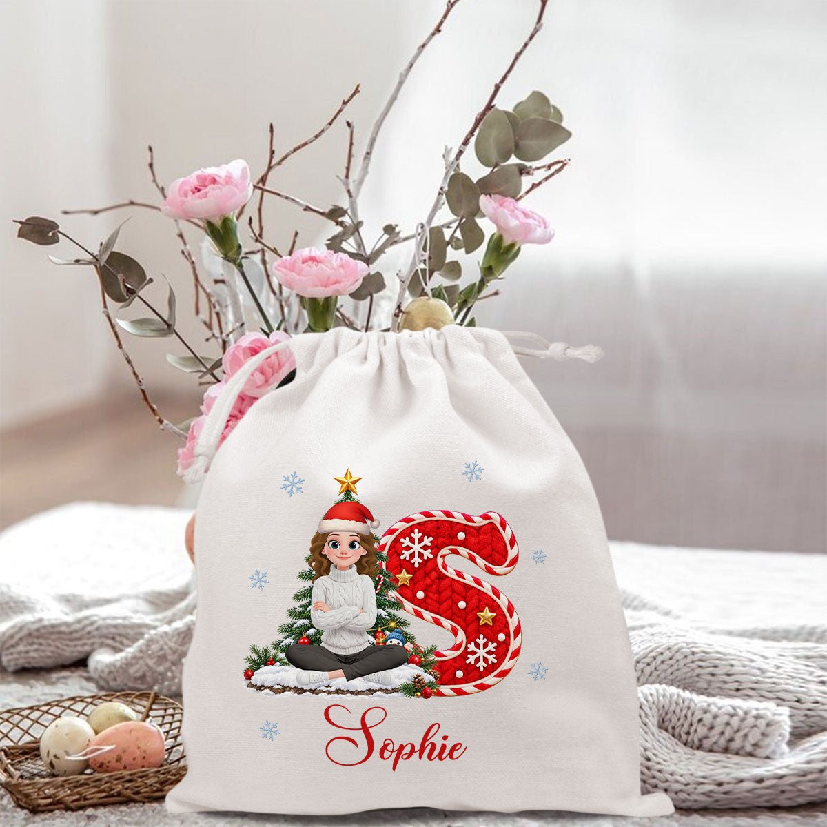 Christmas Surprise Bag - Personalized Favor Bag