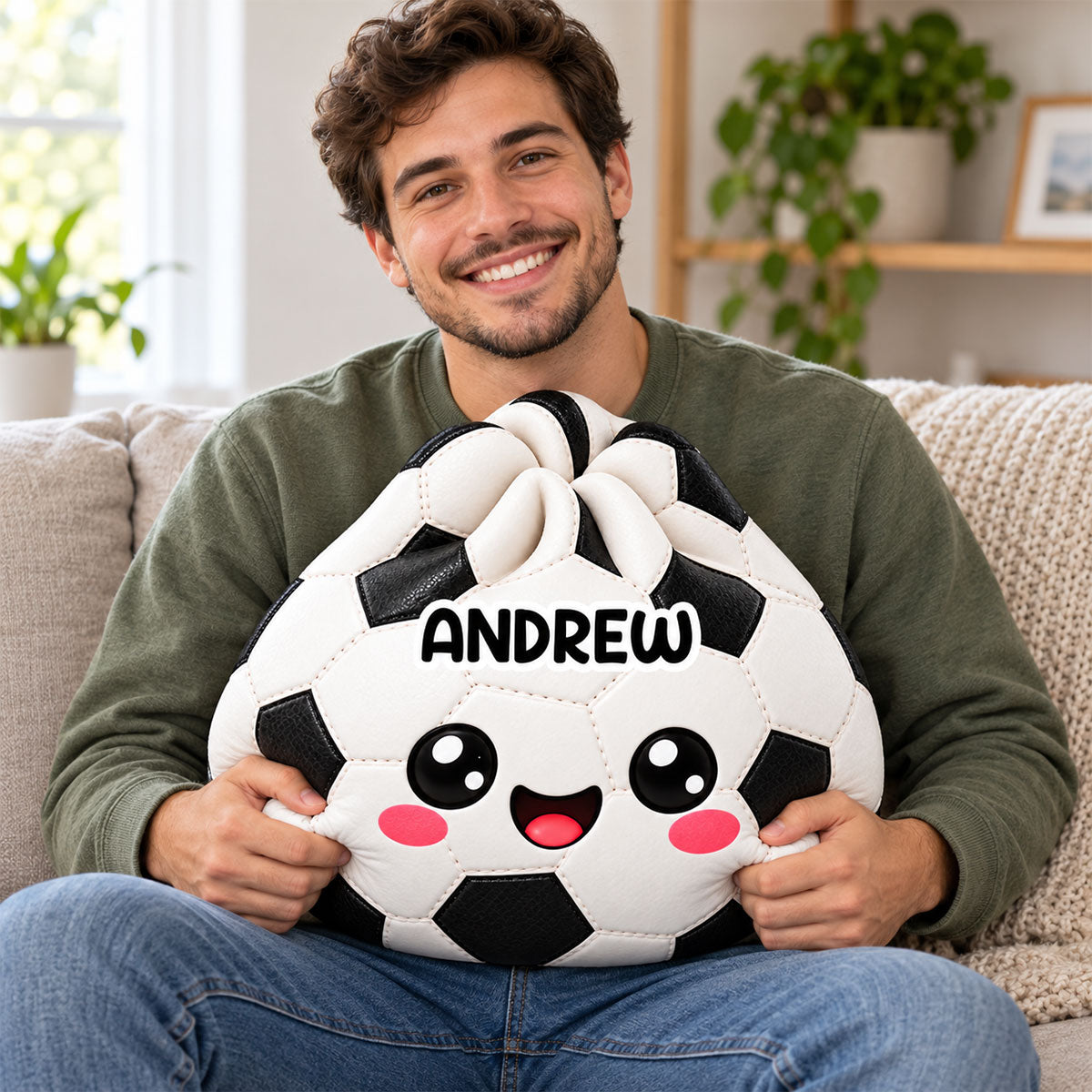 Squishy Sport - Personalized Shaped Pillow