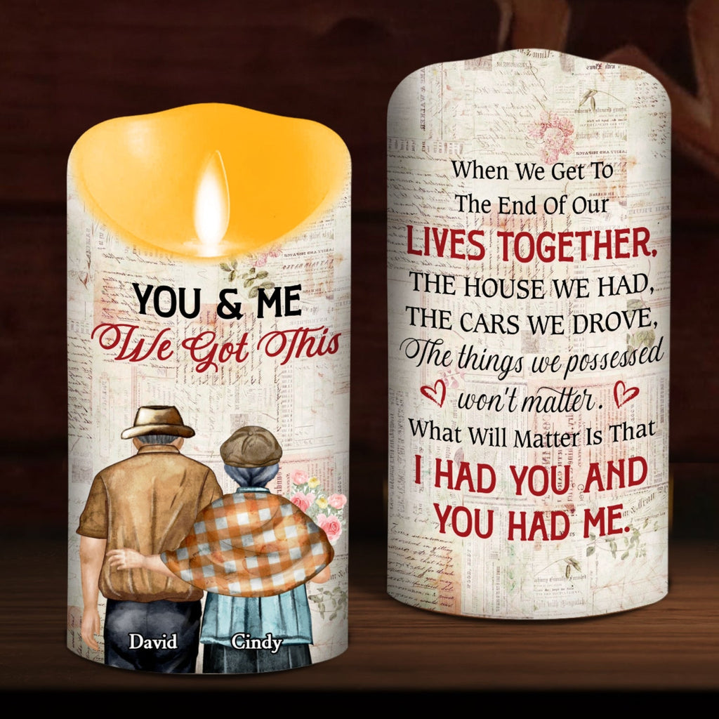 Lavender Candle - Personalized LED Candle