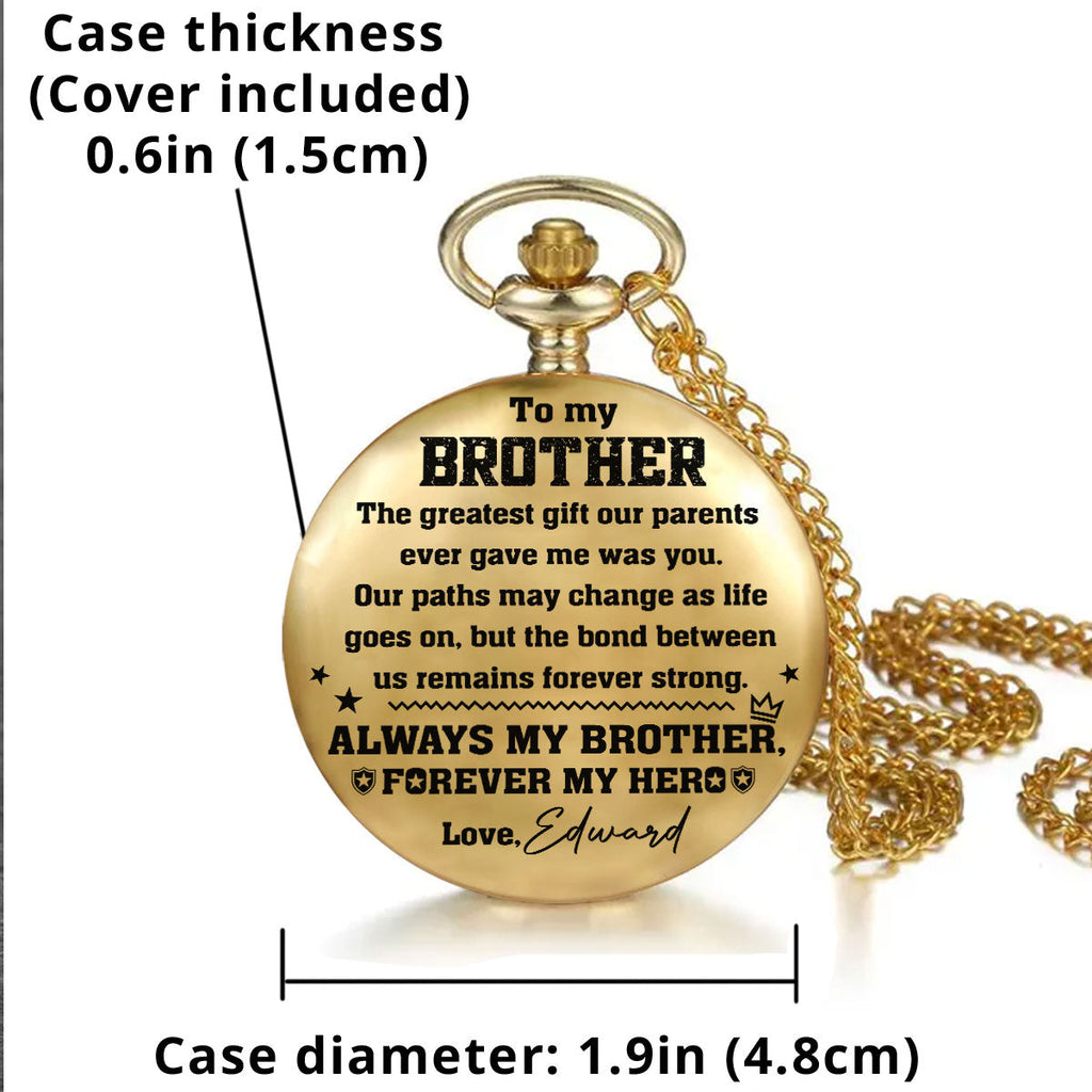 A Bond That Never Fades - Personalized Pocket Watch