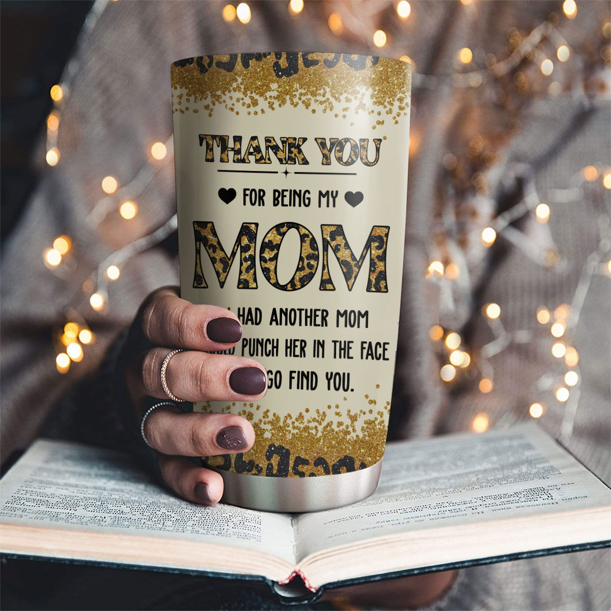 Custom Mother's Day Birthday Gifts For Mom • Punch For You Mom - Personalized Tumbler
