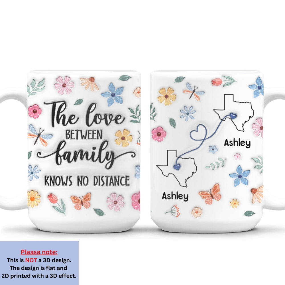 Custom Christmas & Birthday Keepsake Gift • Family Bonds Last Forever Strong - Personalized 3D Inflated Effect Mug