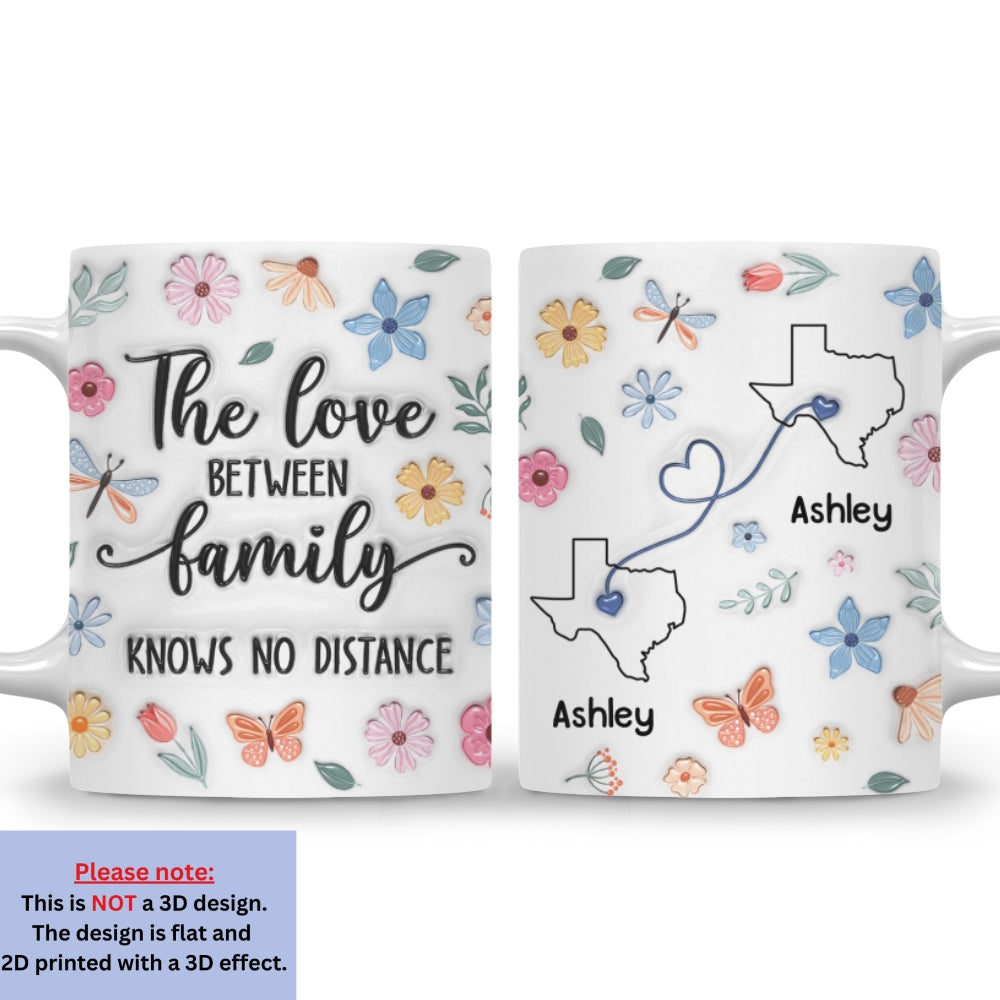 Custom Christmas & Birthday Keepsake Gift • Family Bonds Last Forever Strong - Personalized 3D Inflated Effect Mug