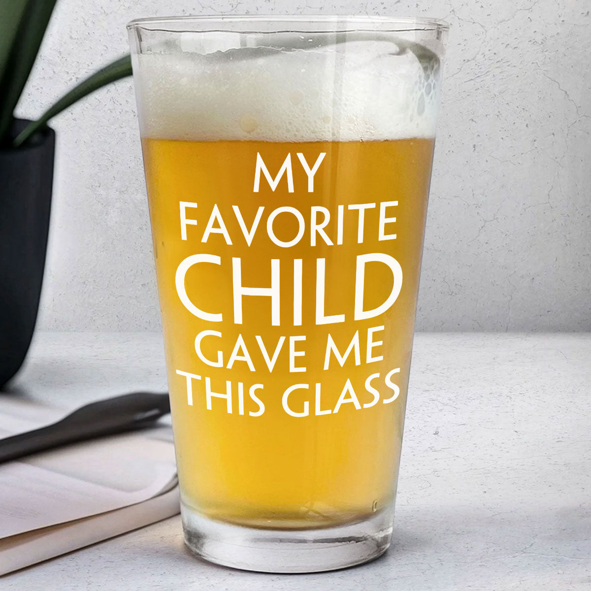 Amazing Dad - Personalized Beer Glass