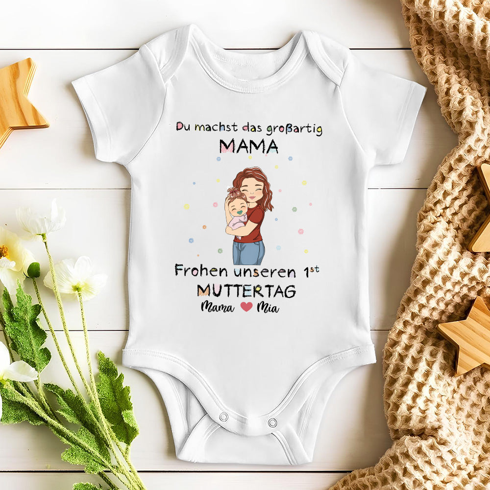 Du Machst Das Großartig - Personalisierter Baby-Body