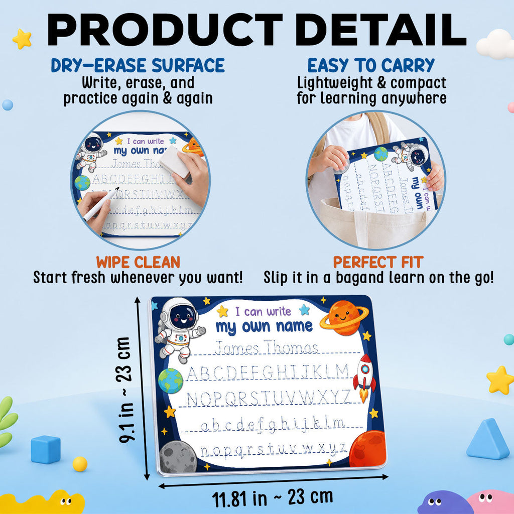 Back To School Ready - Personalized Acrylic Tracing Board