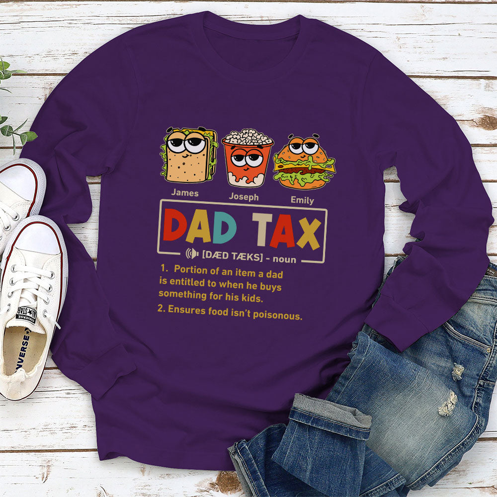 Custom Father's Day, Special Gift for Dad & Grandpa • Taste Test Approved By Dad - Personalized Shirt
