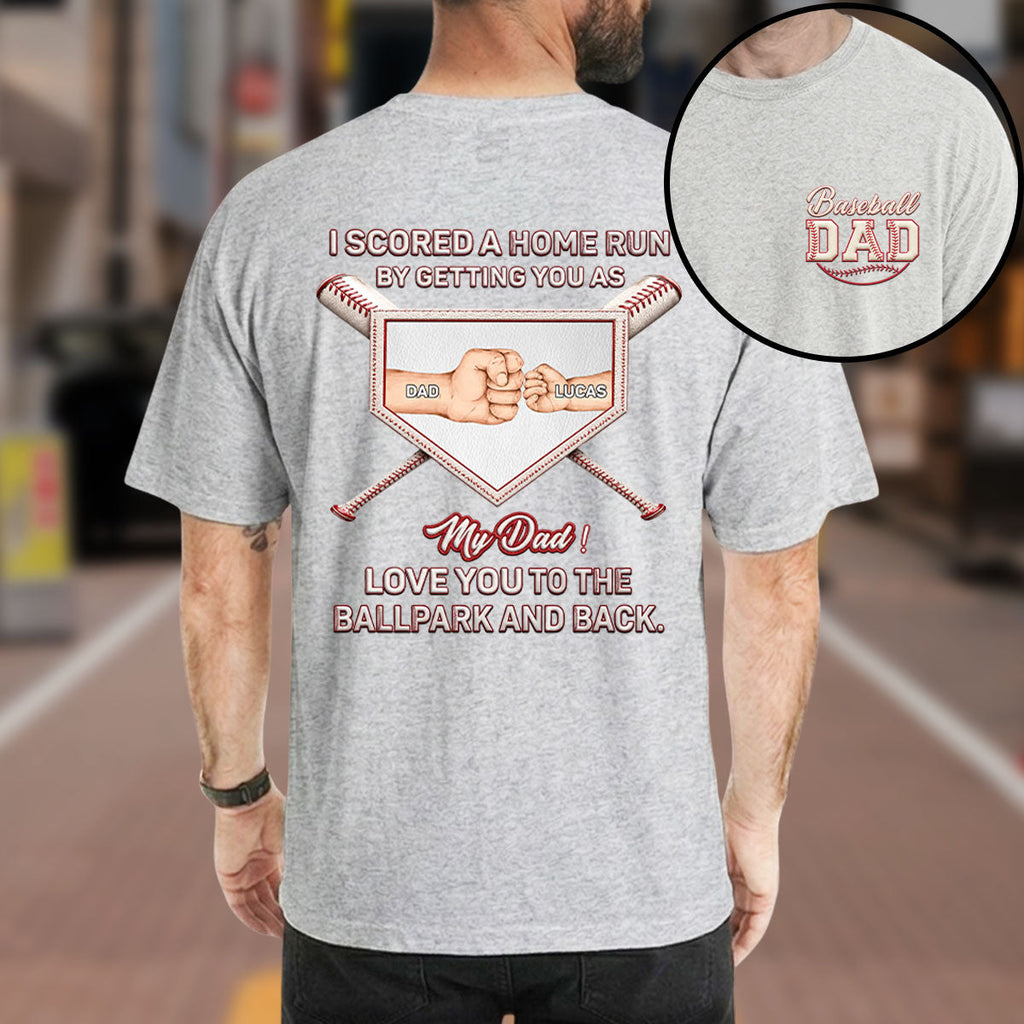 Custom Christmas Anniversary Keepsake Gifts For Husband • Love You To The Ballpark - Personalized Shirt