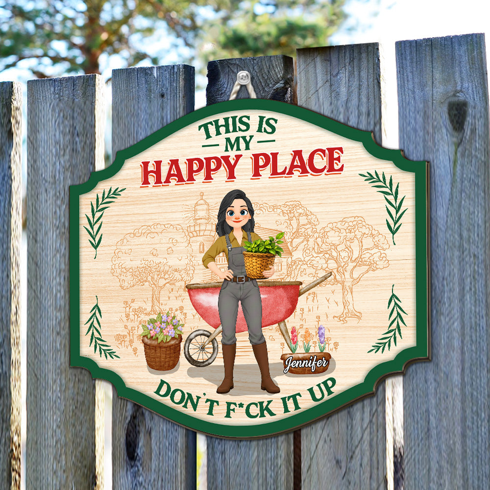 Custom Family Summer Backyard, Patio & Porch Decor • Grow Laugh Love Repeat - Personalized Wood Sign