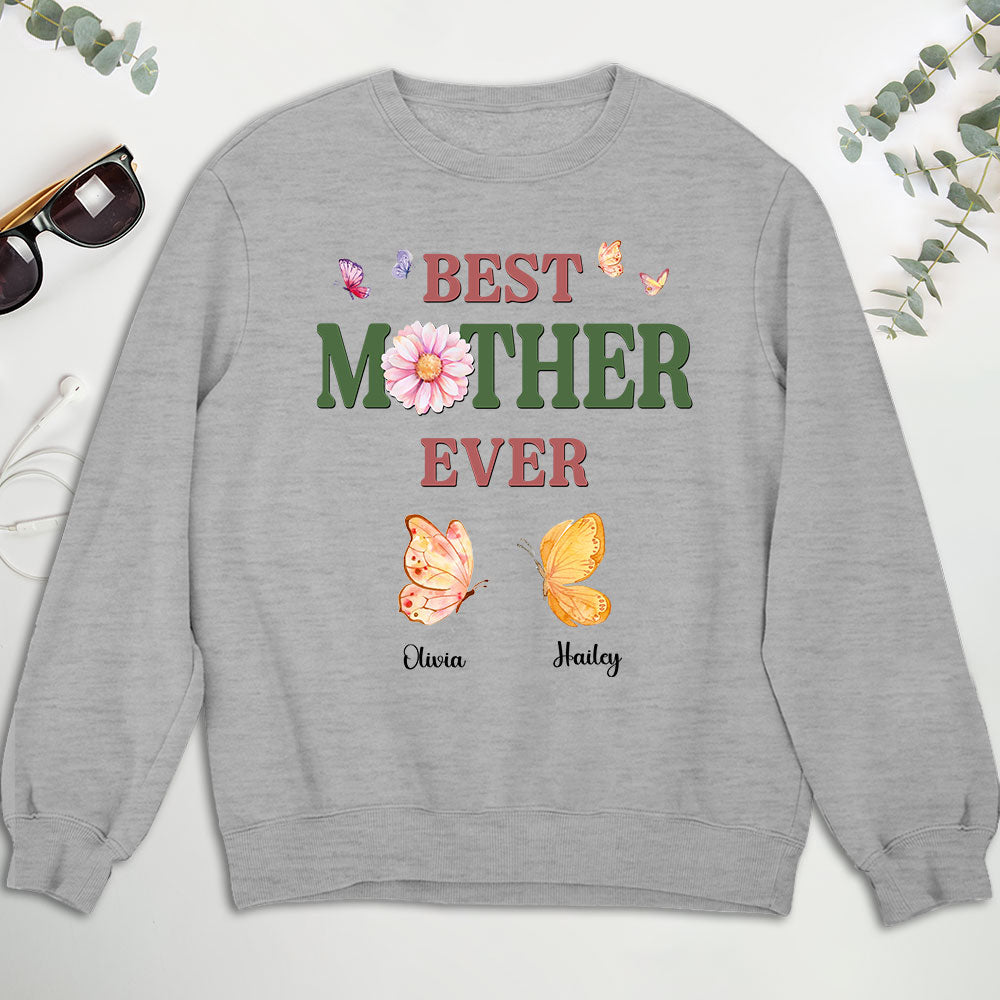 Custom Mother's Day Gift for Mom & Grandma • A Mom Blooms Like A Butterfly - Personalized Shirt