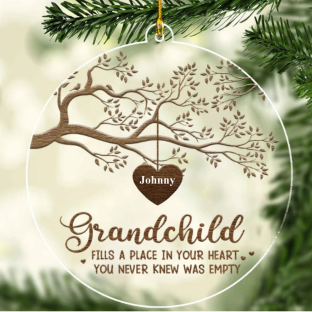 Custom Family Ornament, Christmas Gift for Family Members •  The Greatest Blessing - Personalized Acrylic Ornament
