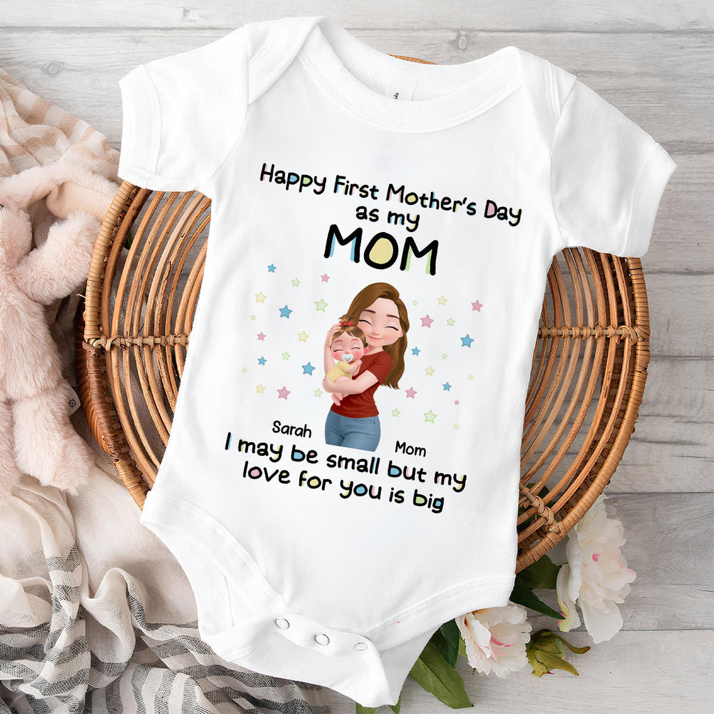First Mother Day With Baby - Personalized Baby Onesie