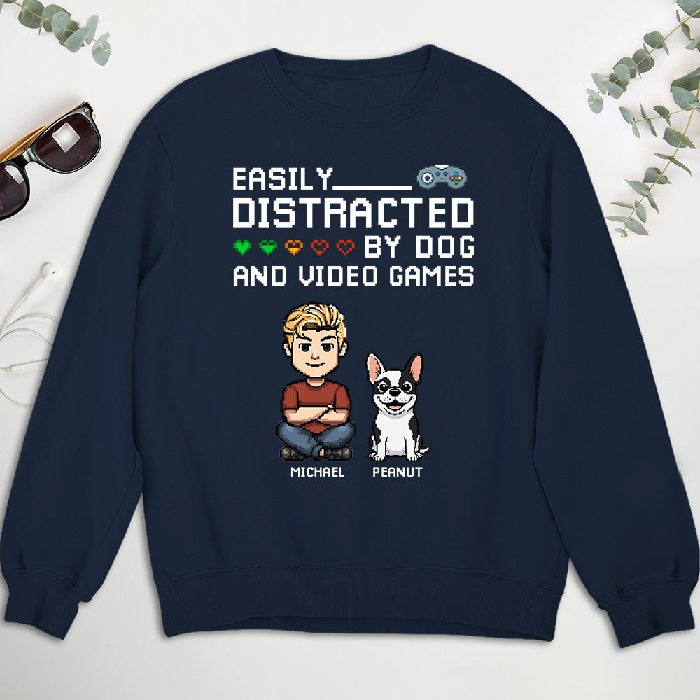Custom Christmas Anniversary Keepsake Gifts For Husband • Pause Game Pet Dog - Personalized Shirt