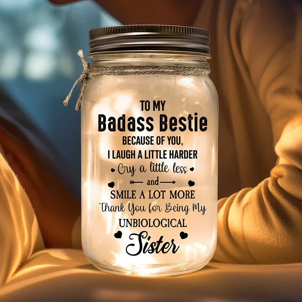 Besties Forever - Personalized Mason Jar Light