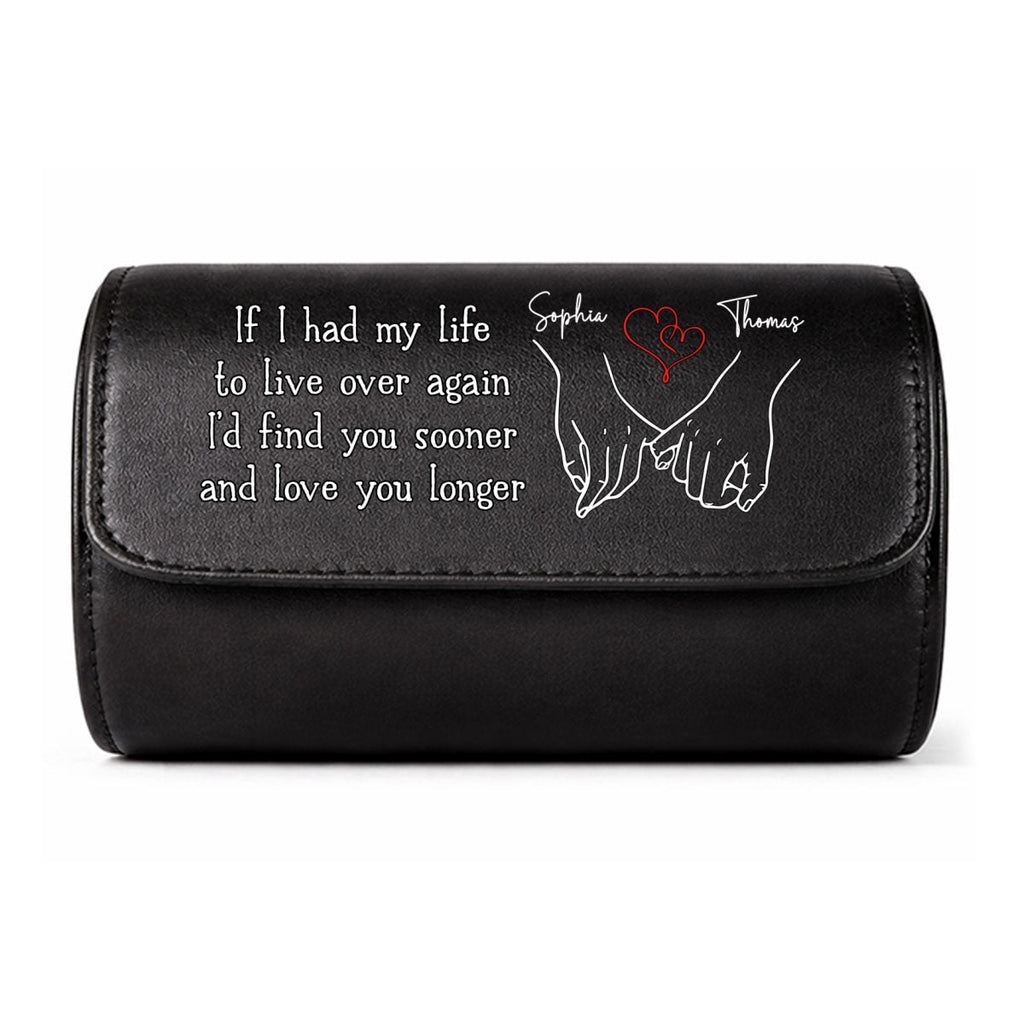 Love You Longer - Personalized Leather Watch Case