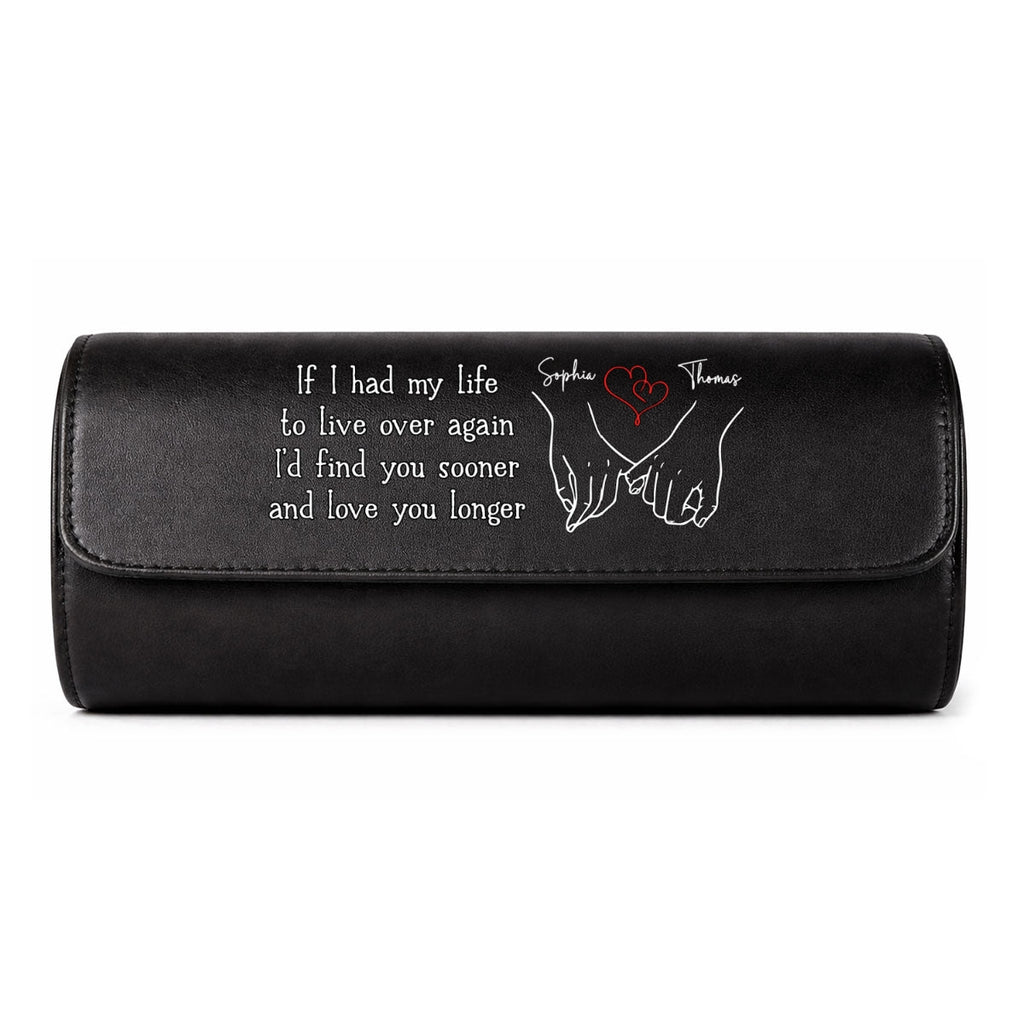 Love You Longer - Personalized Leather Watch Case