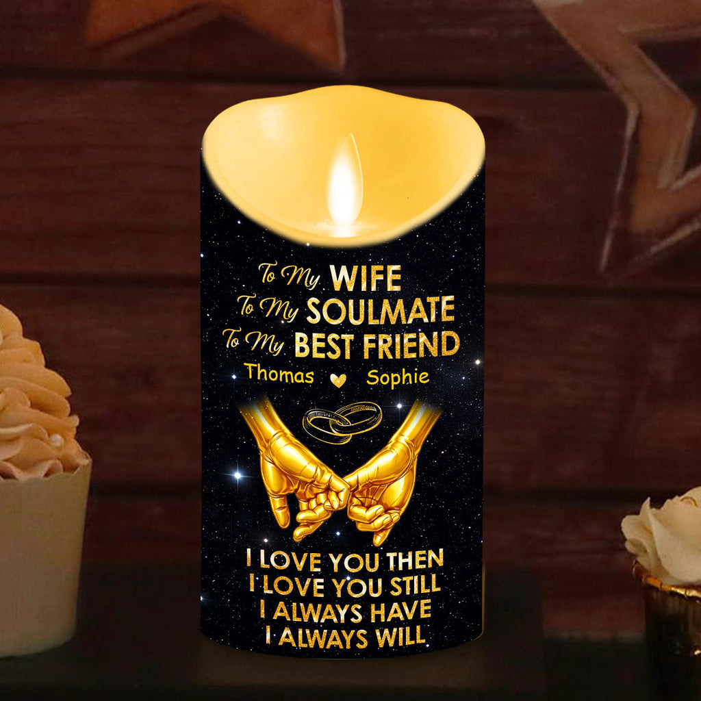 My Soulmate My Best Friend - Personalized LED Candle