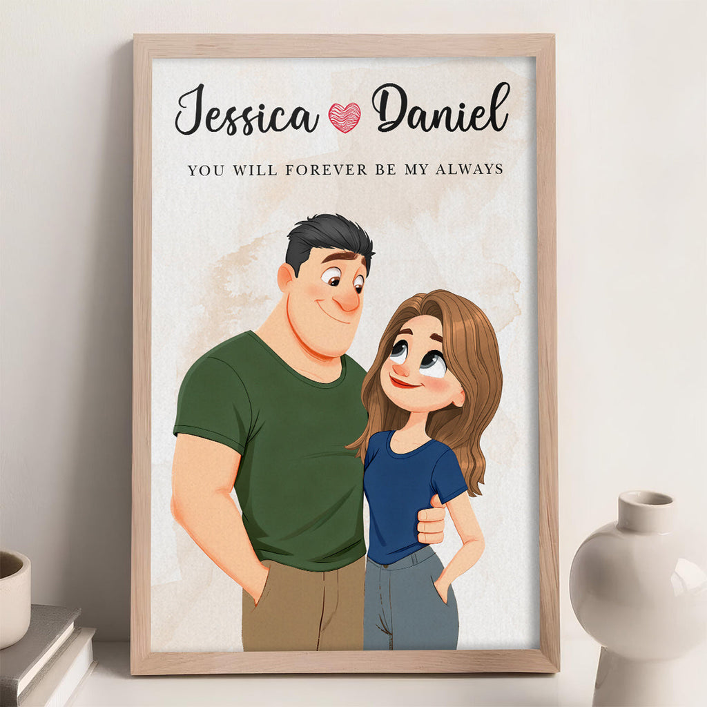 Always And Forever Us - Personalized Poster