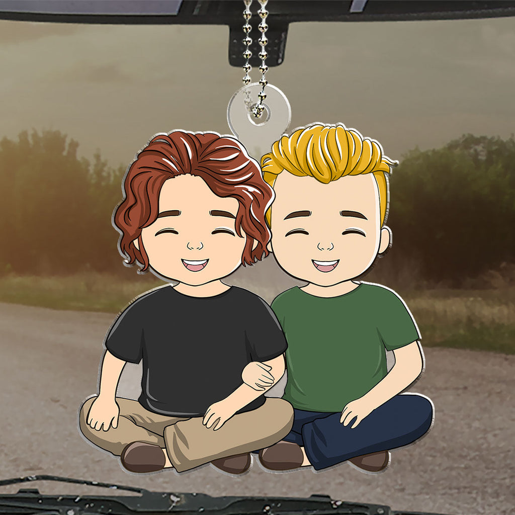 Couple Love - Personalized Car Ornament