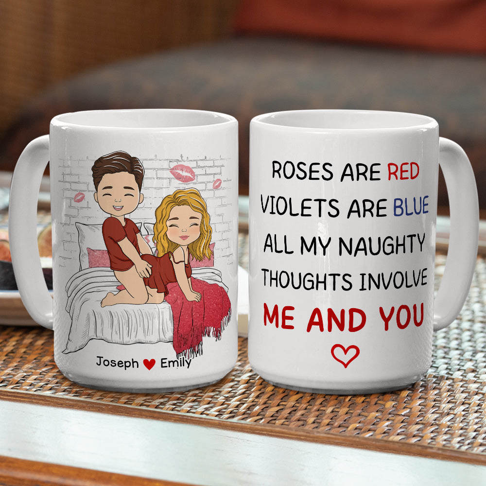 Custom Anniversary Keepsake Gifts For Couple • Involve Me And You - Personalized Coffee Mug