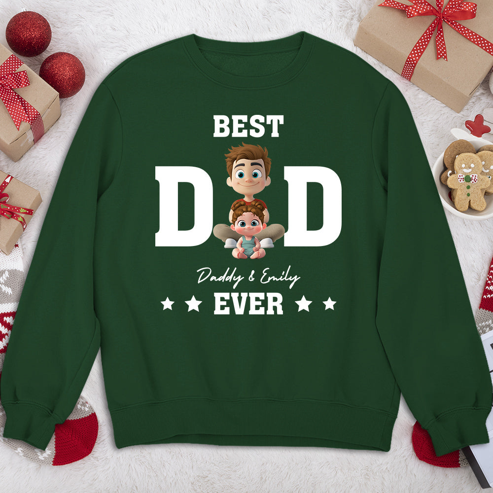 Custom Father's Day, Special Gift for Dad & Grandpa • Best Dad And Awesome Kid - Personalized Shirt