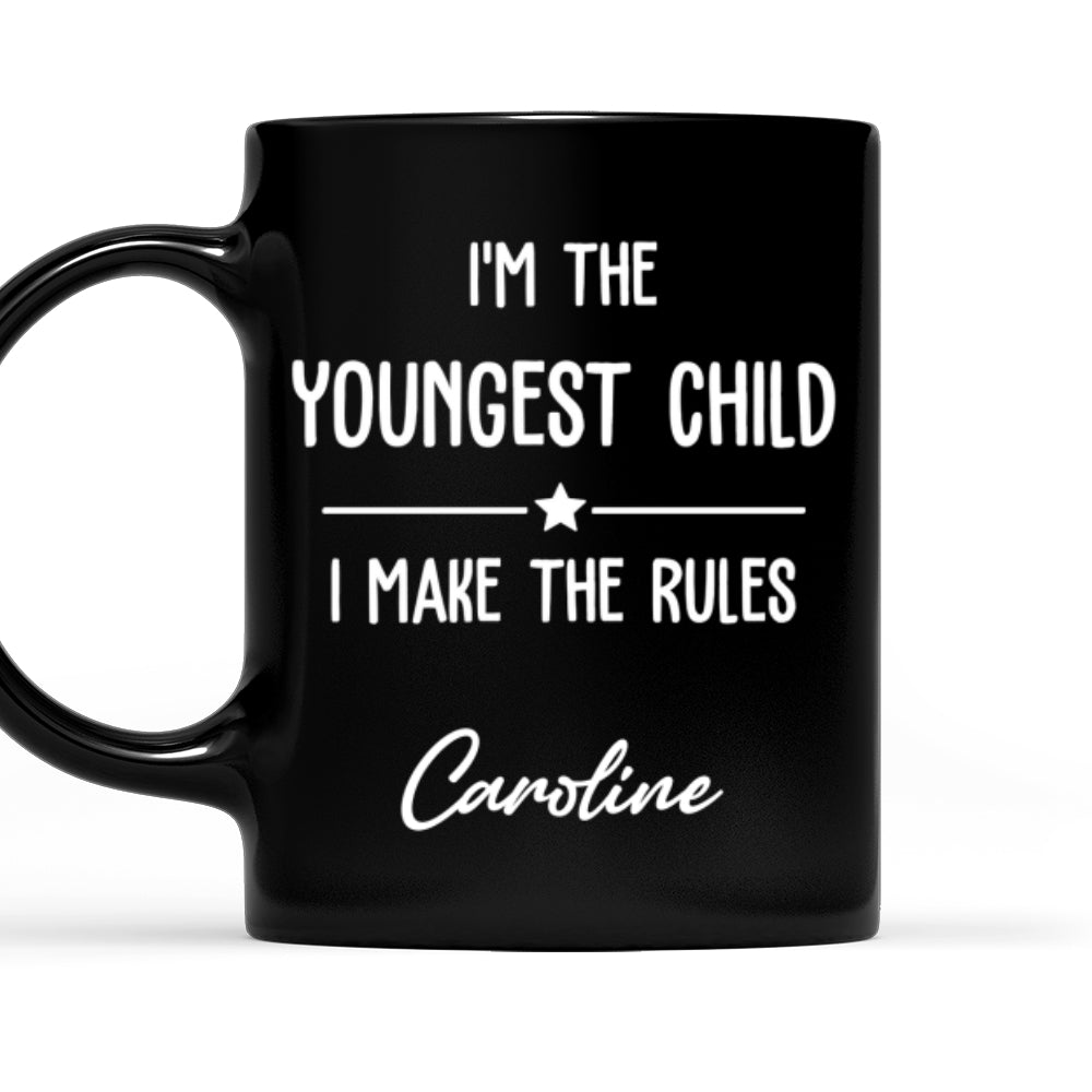 Custom Christmas & Birthday Gift for Brother & Sister • Birth Order Says It All - Personalized Coffee Mug