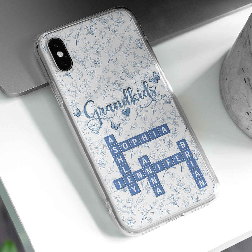 Flower Grandkids - Personalized 3D Inflated Effect Phone Case