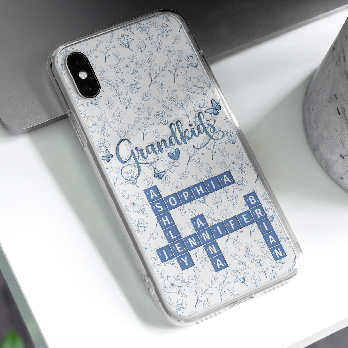 Flower Grandkids - Personalized 3D Inflated Effect Phone Case