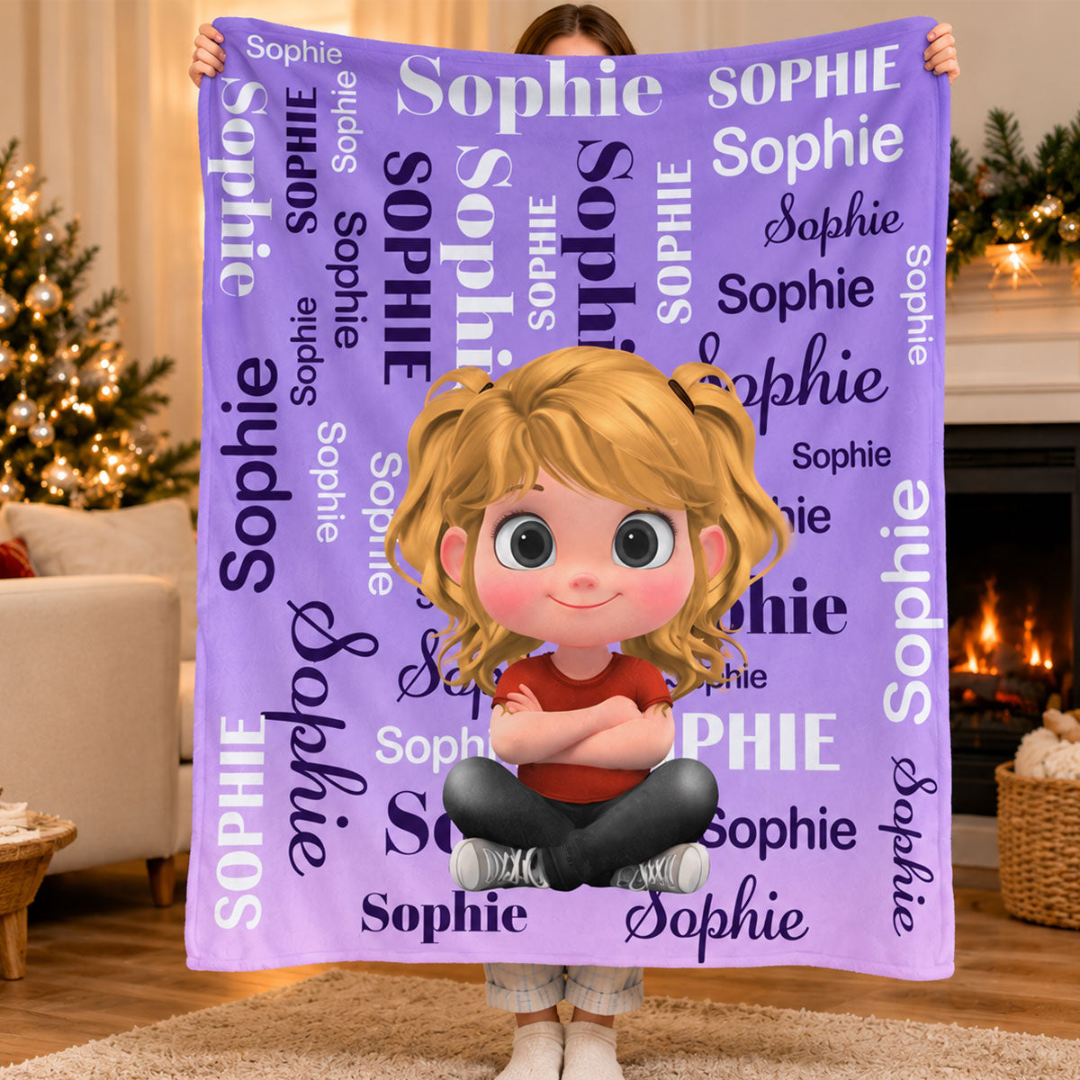 Warming Hug - Personalized Fleece Blanket