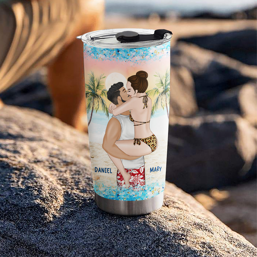 To The Beach - Personalized Tumbler
