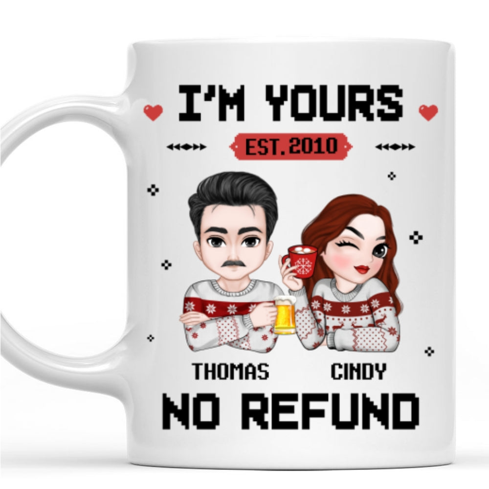 Custom Anniversary Keepsake Gifts For Couple • I Am Yours - Personalized Coffee Mug