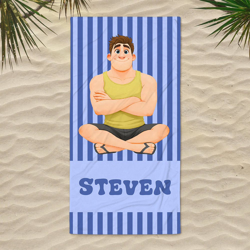 Summer Is Coming - Personalized Beach Towel