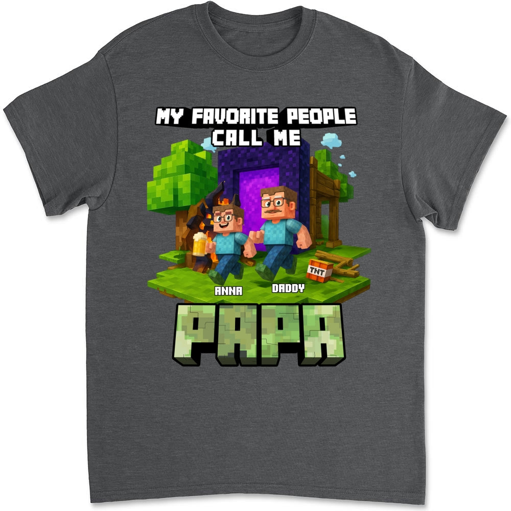 Custom Father's Day, Special Gift for Dad & Grandpa • Awesome Man Of Us - Personalized Shirt