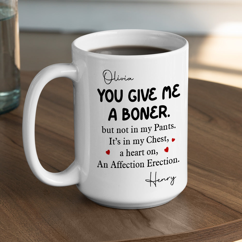 Custom Anniversary Keepsake Gifts For Couple • You Activate My Whole Heart - Personalized Coffee Mug