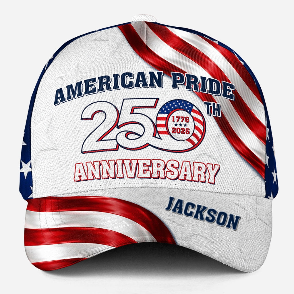 The Time For Us To Take Pride In USA - Personalized Classic Cap